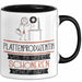 Plattenproduzentin Weil Es Keinen Schöneren Beruf Gibt Tasse Geschenk für Eine Plattenproduzentin Lustig Trendation