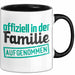 Schwager Tasse Geschenk Schwägerin Offiziell In Der Familie Aufgenommen Lustig Becher Schwarz Trendation