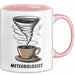 Meteorologe Tasse Geschenkidee für Wetterliebhaber Rosa Trendation