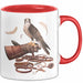 Falke Adlerei Enthusiast Tasse Geschenk Lustige Geschenkidee Spruch Für Greifvogel Fans Rot Trendation