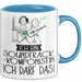 Geschenk für Soundtrack-Komponistin Tasse Lustige Geschenkidee Geburtstag Ich Bin Soundtrack-Komponistin Ich Darf Das Blau Trendation