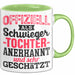 Schwiegertochter Tasse Geschenk Spruch Offiziell Als Schwiegertochter Anerkannt Und Sehr Geschätzt Becher Grün Trendation