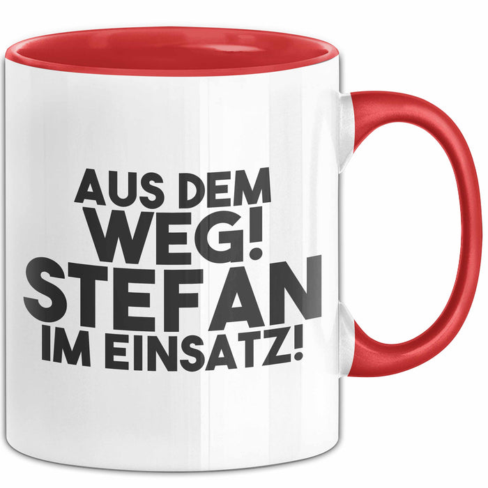Stefan Tasse Aus Dem Weg! Stefan Im Einsatz! Geschenk