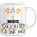 Geschenk für Vogelschützerin Tasse Lustige Geschenkidee Geburtstag Ich Bin Vogelschützerin Ich Darf Das Weiß Trendation