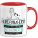 Hundennäherin Weil Es Keinen Schöneren Beruf Gibt Tasse Geschenk für Eine Hundennäherin Lustig Rot Trendation