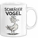 Sarkastischer Vogel Tasse Geschenk Lustige Geschenkidee Spruch Schräger Vogel Weiß Trendation