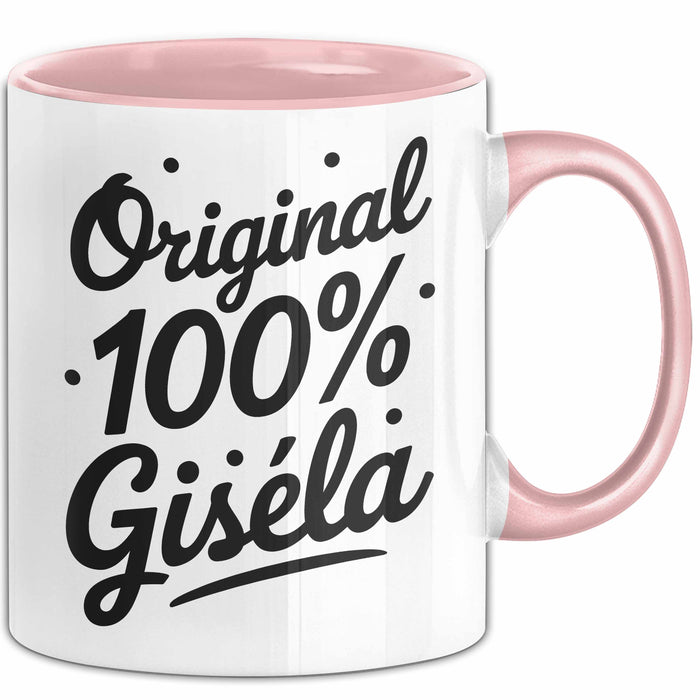 Gisela Tasse Geschenk Original 100% Gisela Geschenkidee Geburtstag Rosa Trendation