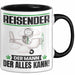 Reisender Tasse Geschenk für Reisender Der Mann Der Alles Kann Geschenkidee zum Geburtstag Schwarz Trendation