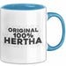 Hertha Tasse Original 100% Hertha Geschenk Blau Trendation