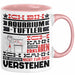 Aquarium-Tüftler Geschenk Kaffee-Tasse Geschenkidee für Aquarium-Tüftler Ich Bin Aquarium-Tüftler Ich Kann Es Dir Erklären Jedoch Nicht Für Dich Verstehen Spruch Lustig Rosa Trendation