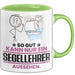 Segellehrer Geschenk Tasse So Gut Kann Nur Ein Segellehrer Aussehen Geschenkidee Kaffee-Becher Grün Trendation