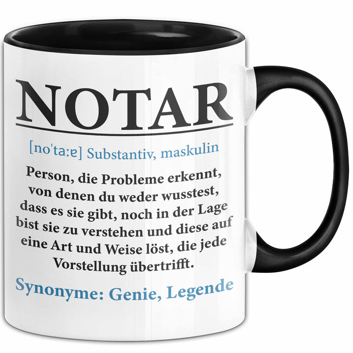 Notar Tasse Geschenkidee Notar Definition Rechtsexperte Trendation