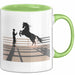 Pferde Trainer Tasse Geschenk Lustige Geschenkidee Spruch Für Reitsport Coaches Grün Trendation