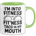 Tacos Liebhaber Tasse Geschenk Lustige Geschenkidee Spruch Fitness Taco In My Mouth Grün Trendation