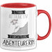 Abenteurerin Tasse Geschenk Becher Stark Attraktiv Furchtlos Abenteurerin Lustige Geschenkidee Rot Trendation
