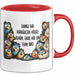 Büroarbeit Kollege Tasse Geschenk Lustige Geschenkidee Spruch Danke Ihr Verrückten Vogel Schon Dass Wir Ein Team Sind Rot Trendation
