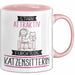 Katzensitterin Tasse Geschenk Becher Stark Attraktiv Furchtlos Katzensitterin Lustige Geschenkidee Rosa Trendation