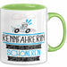Rennfahrerin Weil Es Keinen Schöneren Beruf Gibt Tasse Geschenk für Eine Rennfahrerin Lustig Grün Trendation