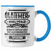TRENDATION 60. Geburtstag Tasse Frau Mann Geschenk 60er Geschenkidee 60 Mutter Vater Blau Trendation