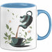 Tee Trinker Tasse Geschenk Lustige Geschenkidee Spruch Für Tee Liebhaber Blau Trendation