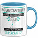 Naturbeobachterin Und Prinzessin Tasse Geschenk Für Eine Naturbeobachterin Geburtstag Was Ist Deine Superkraft Blau Trendation