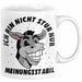 Ich Bin Nicht Stur Nur Meinungsstabil Tasse Geschenk Esel Lustiger Spruch Arbeitskollege Weiß Trendation