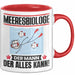 Meeresbiologe Tasse Geschenk für Meeresbiologe Der Mann Der Alles Kann Geschenkidee zum Geburtstag Rot Trendation