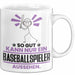 Baseballspieler Geschenk Tasse So Gut Kann Nur Ein Baseballspieler Aussehen Geschenkidee Kaffee-Becher Weiß Trendation