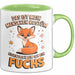 Fuchs Tierliebhaber Tasse Geschenk Lustige Geschenkidee Spruch Eigentlich Bin Ich Ein Fuchs Grün Trendation