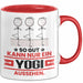 Yogi Geschenk Tasse So Gut Kann Nur Ein Yogi Aussehen Geschenkidee Kaffee-Becher Rot Trendation