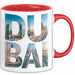 Dubai VAE Tasse Geschenk Lustige Geschenkidee Spruch Rot Trendation