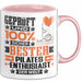 Pilates-Enthusiast Geschenk Lustiger Spruch für Pilates-Enthusiast Geschenkidee Bester Pilates-Enthusiast Der Welt Rosa Trendation
