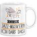 Geschenk für Jazz-Musikerin Tasse Lustige Geschenkidee Geburtstag Ich Bin Jazz-Musikerin Ich Darf Das Weiß Trendation