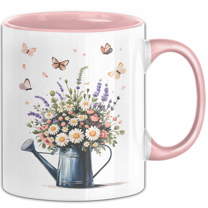 Florist Tasse Geschenk Lustige Geschenkidee Spruch Für Blumen Liebhaber Rosa Trendation