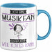 Musikfan Tasse Geschenk Ich Bin Musikfan Warum Weil Ich Es Kann Geschenkidee Geburtstag Blau Trendation