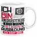 Industriekaufmann Ausbildung Tasse Geschenk Ich Bin Industriekaufmann In Der Ausbildung Ich Darf Das Geschenkidee Spruch Weiß Trendation