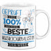 Beste Musikjournalistin Der Welt Tasse Geschenk für Eine Musikjournalistin Geprüft Und Sicher Geschenkidee Geburtstag Weihnachten Weiß Trendation