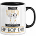 Hip-Hop-Fan Tasse Geschenk Becher Stark Attraktiv Furchtlos Hip-Hop-Fan Lustige Geschenkidee Trendation