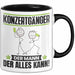 Konzertgänger Tasse Geschenk für Konzertgänger Der Mann Der Alles Kann Geschenkidee zum Geburtstag Schwarz Trendation