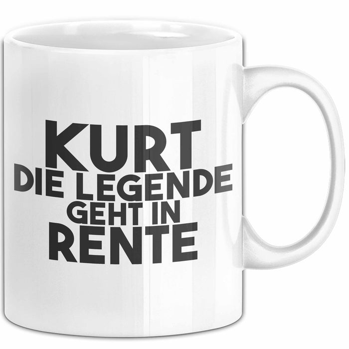 Kurt Tasse Kurt – Die Legende Geht In Rente Geschenk