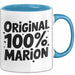 Marion Tasse Geschenk Original 100% Marion Geschenkidee Geburtstag Blau Trendation