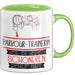 Parkour-Trainerin Weil Es Keinen Schöneren Beruf Gibt Tasse Geschenk für Eine Parkour-Trainerin Lustig Grün Trendation