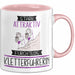 Kletterführerin Tasse Geschenk Becher Stark Attraktiv Furchtlos Kletterführerin Lustige Geschenkidee Rosa Trendation