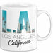 Los Angeles LA Kalifornien USA Tasse Becher Geschenk Lustige Geschenkidee Spruch Weiß Trendation