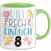 Witzige Tasse Geschenk Wild Frech Und Einfühlsam Süßes Design Grün Trendation