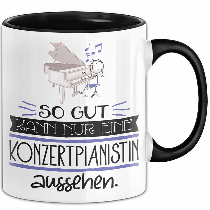 Konzertpianistin Geschenk Tasse So Gut Kann Nur Eine Konzertpianistin Aussehen Geschenkidee Geburtstag Weihnachten Lustig Trendation