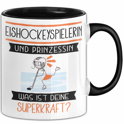 Eishockeyspielerin Und Prinzessin Tasse Geschenk Für Eine Eishockeyspielerin Geburtstag Was Ist Deine Superkraft Trendation