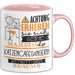 Katzencafégängerin Tasse Geschenk Lustiger Spruch Bitte Erheben Sie Sich Seine Majestät Die Katzencafégängerin Betritt Den Raum Rosa Trendation