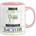 Bäckerin Tasse Geschenk Becher Stark Attraktiv Furchtlos Bäckerin Lustige Geschenkidee Rosa Trendation
