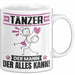 Tänzer Tasse Geschenk für Tänzer Der Mann Der Alles Kann Geschenkidee zum Geburtstag Weiß Trendation